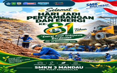 Selamat Hari Jadi Pertambangan dan Energi ke-81!