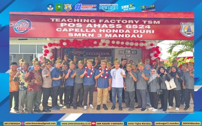Peresmian POS AHASS TEFA di SMK Negeri 3 Mandau