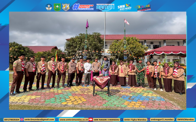 PEMBUKAAN PERKEMAHAN GELADI TANGGUH KREATIF (GTK) KE-XI  2026 SMKN 3 MANDAU RESMI DILAKSANAKAN