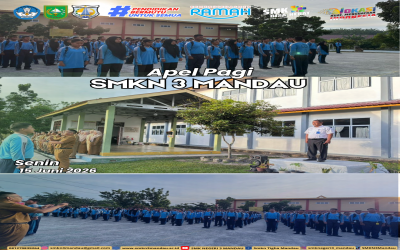Hari Pertama Classmeeting 2026, SMKN 3 Mandau Gelar Jalan Santai dan Mini Soccer