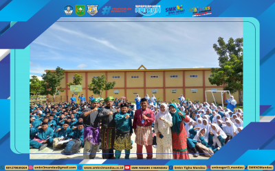 SMKN 3 Mandau Gelar Kegiatan Penguatan Budaya Melayu Riau Bersama LAMR Kecamatan Bathin Solapan