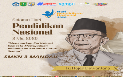 SMKN 3 Mandau Gelar Upacara Hari Pendidikan Nasional 2026, Perkuat Komitmen Pendidikan Bermutu untuk Semua